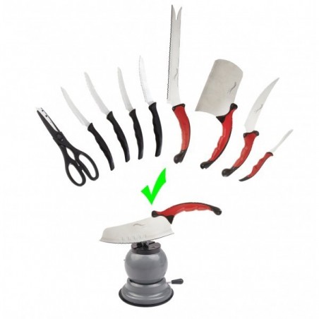 Aiguiseur couteau Manuel - affûtage ciseaux crayon samouraï pro