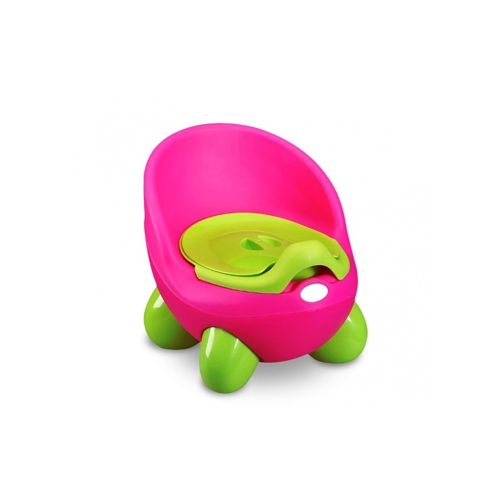 363324 Pot pour enfants POTTY BABY TOILET solide et confortable avec couvercle Fuchsia