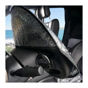 055878 Couvre-volant pare-soleil en aluminium pour la voiture 49 x 44.5 cm 2