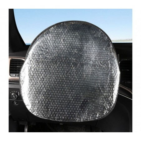 055878 Couvre-volant pare-soleil en aluminium pour la voiture 49 x 44.5 cm