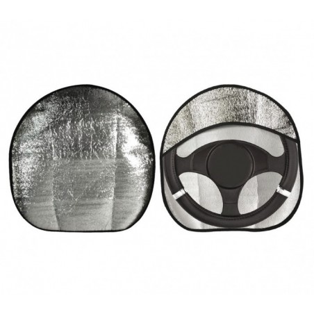 055878 Couvre-volant pare-soleil en aluminium pour la voiture 49 x 44.5 cm