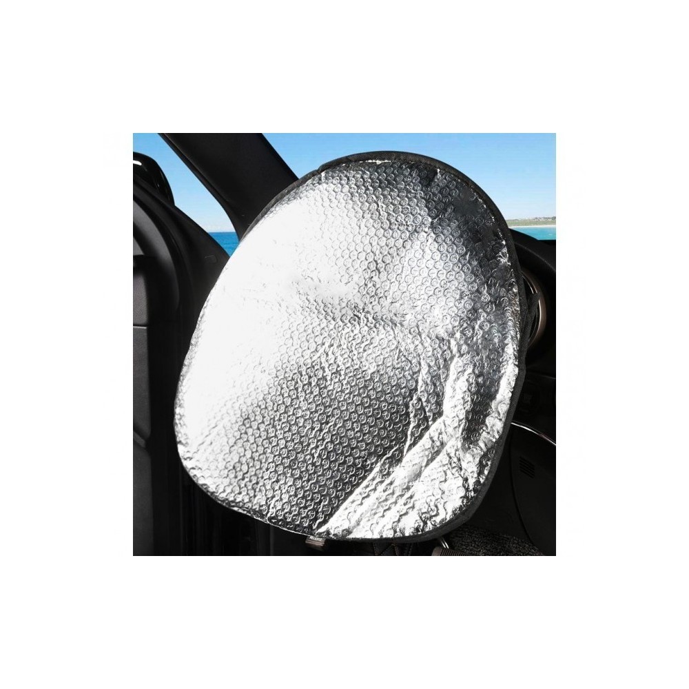 055878 Couvre-volant pare-soleil en aluminium pour la voiture 49 x 44.5 cm