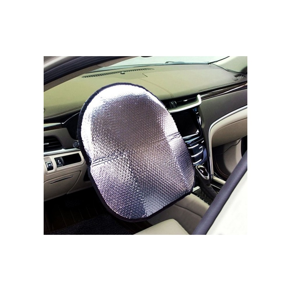 055878 Couvre-volant pare-soleil en aluminium pour la voiture 49 x 44.5 cm