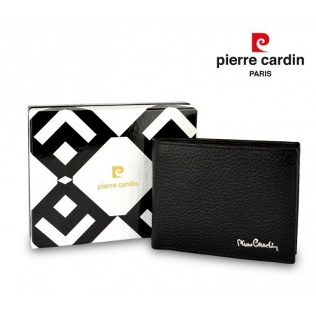 8866 TILAK11 portefeuille homme avec porte monnaie véritable cuir PIERRE CARDIN