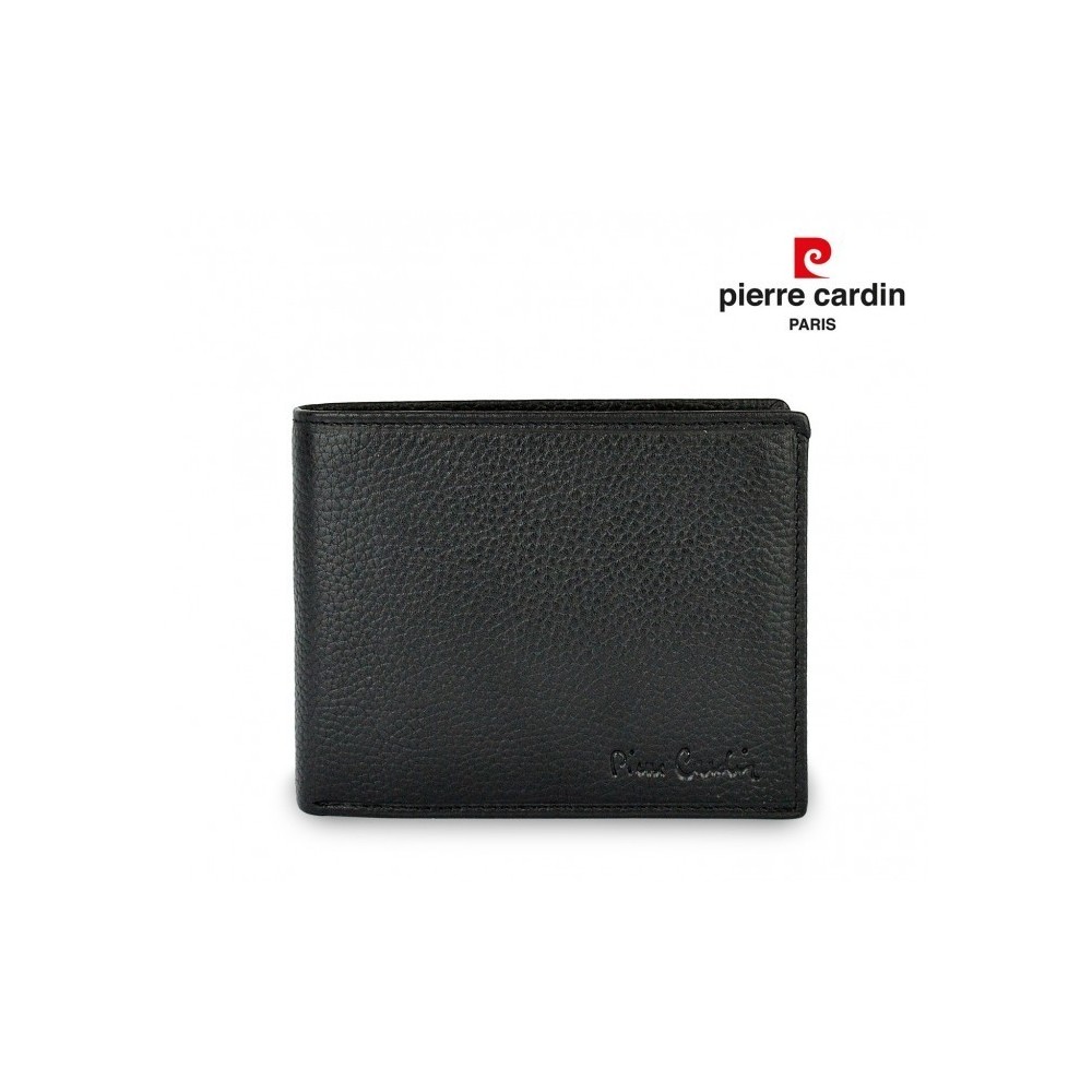 8806 LUKAS03 Coffret ceinture et portefeuille homme en véritable cuir 