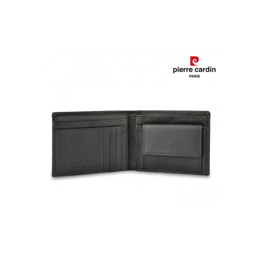 8806 LUKAS03 Coffret ceinture et portefeuille homme en véritable cuir 