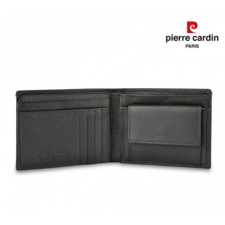 8806 LUKAS03 Coffret ceinture et portefeuille homme en véritable cuir 