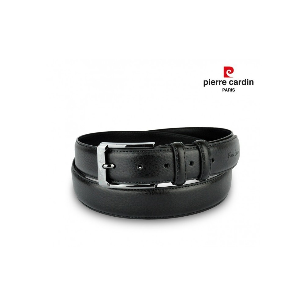 8806 LUKAS03 Coffret ceinture et portefeuille homme en véritable cuir 