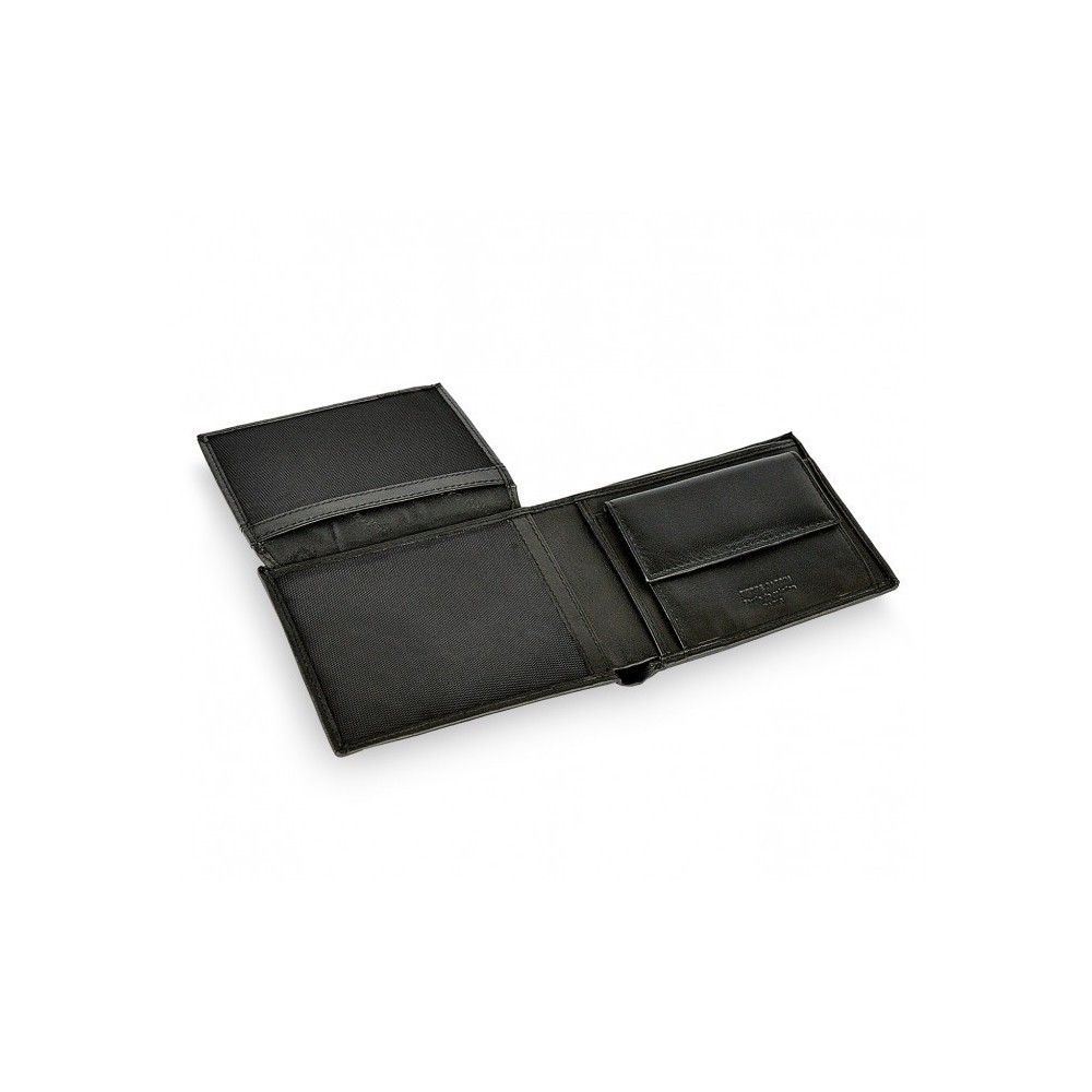 8866 TILAK08 portefeuille homme avec porte monnaie cuir véritable PIERRE CARDIN