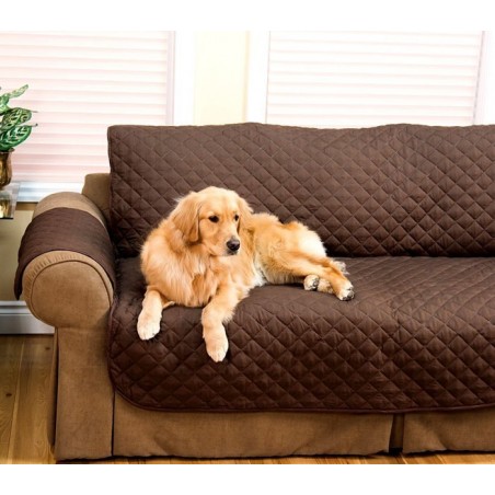 015571 Protège-canapé matelassé double face Imperméable anti-tâches 4 places 015571 Protège-canapé matelassé double face Imperméable anti-tâches 4 places