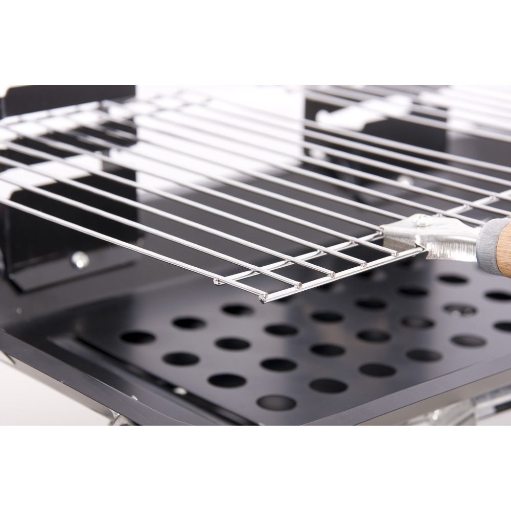 Barbecue de table à charbon deux grilles 43x25 cm mod KALBARRI de BBQ COLLECTION