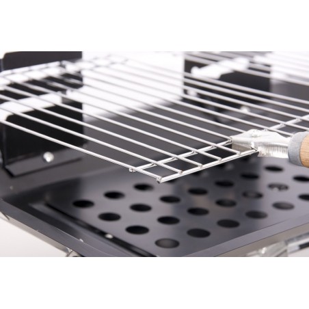 Barbecue de table à charbon deux grilles 43x25 cm mod KALBARRI de BBQ COLLECTION