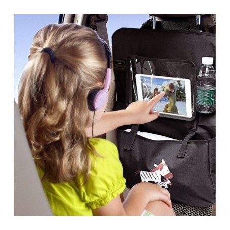 4222 Organisateur voiture multipoche avec poche transparent pour tablette