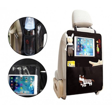4222 Organisateur voiture multipoche avec poche transparent pour tablette