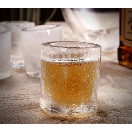 4218 Moule en silicone 4 verre de glace shooters 10 x 10 x 5,5 cm