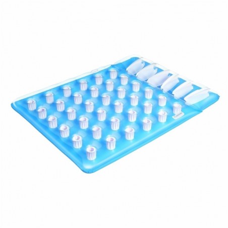 43055 Matelas gonflable avec repose tête pour 2 personnes BESTWAY 193 x 142 cm