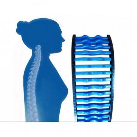 Sophrologie d'appui arrière orthopédique aligne la colonne vertébrale