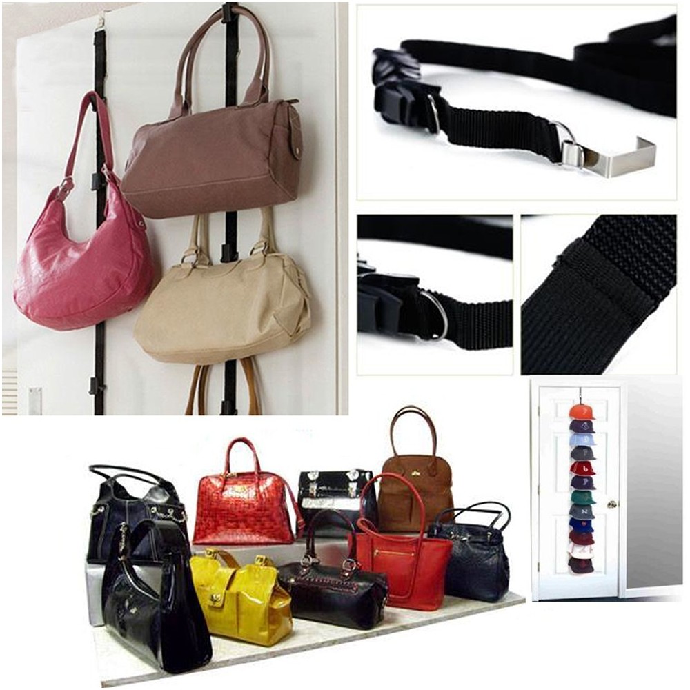 Organisateur porte sac 16 crochets pour suspendre le sac foulards et chapeaux