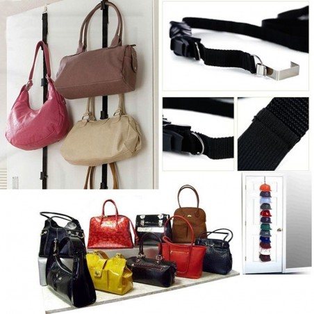 Organisateur porte sac 16 crochets pour suspendre le sac foulards et chapeaux
