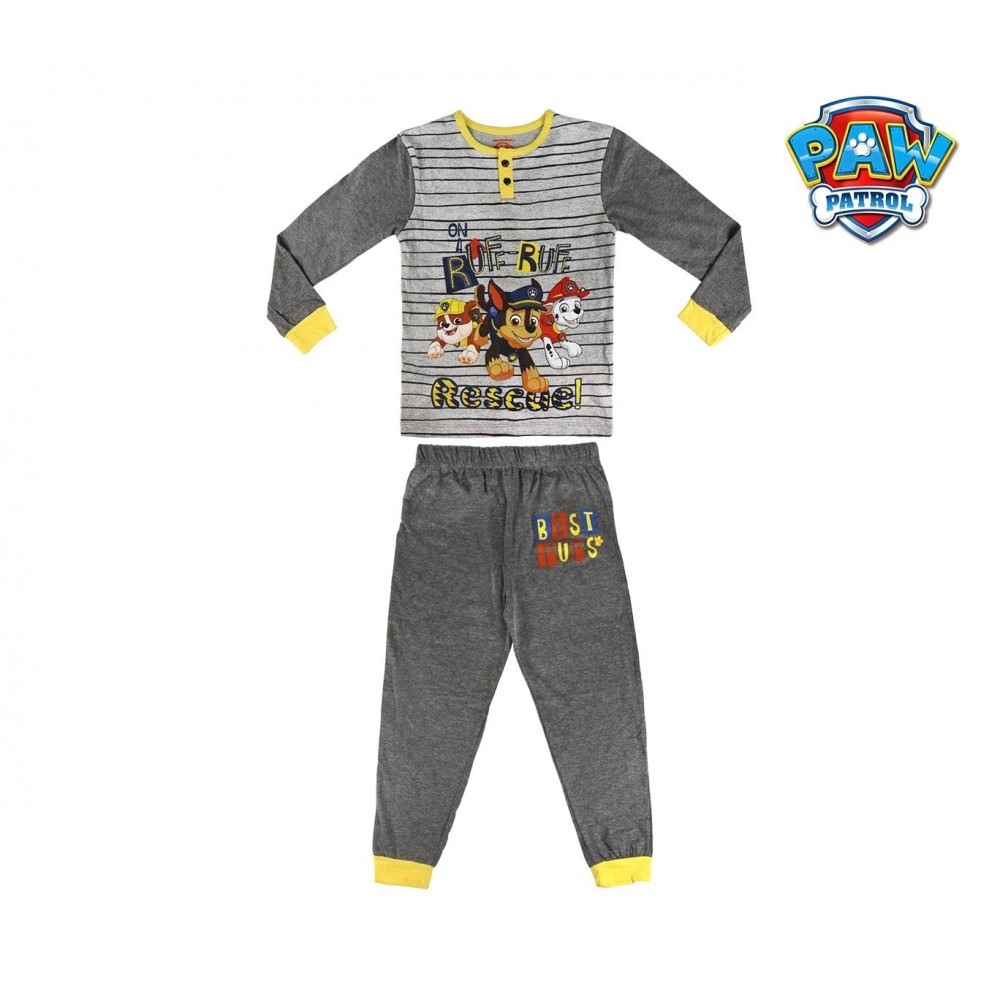 2200002277 Pyjama enfant imprimé Paw Patrol manches longues tailles de 3 à 6 ans
