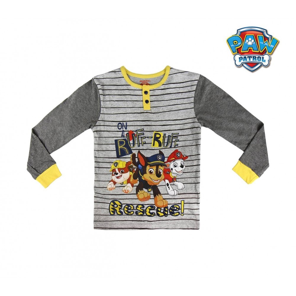 2200002277 Pyjama enfant imprimé Paw Patrol manches longues tailles de 3 à 6 ans