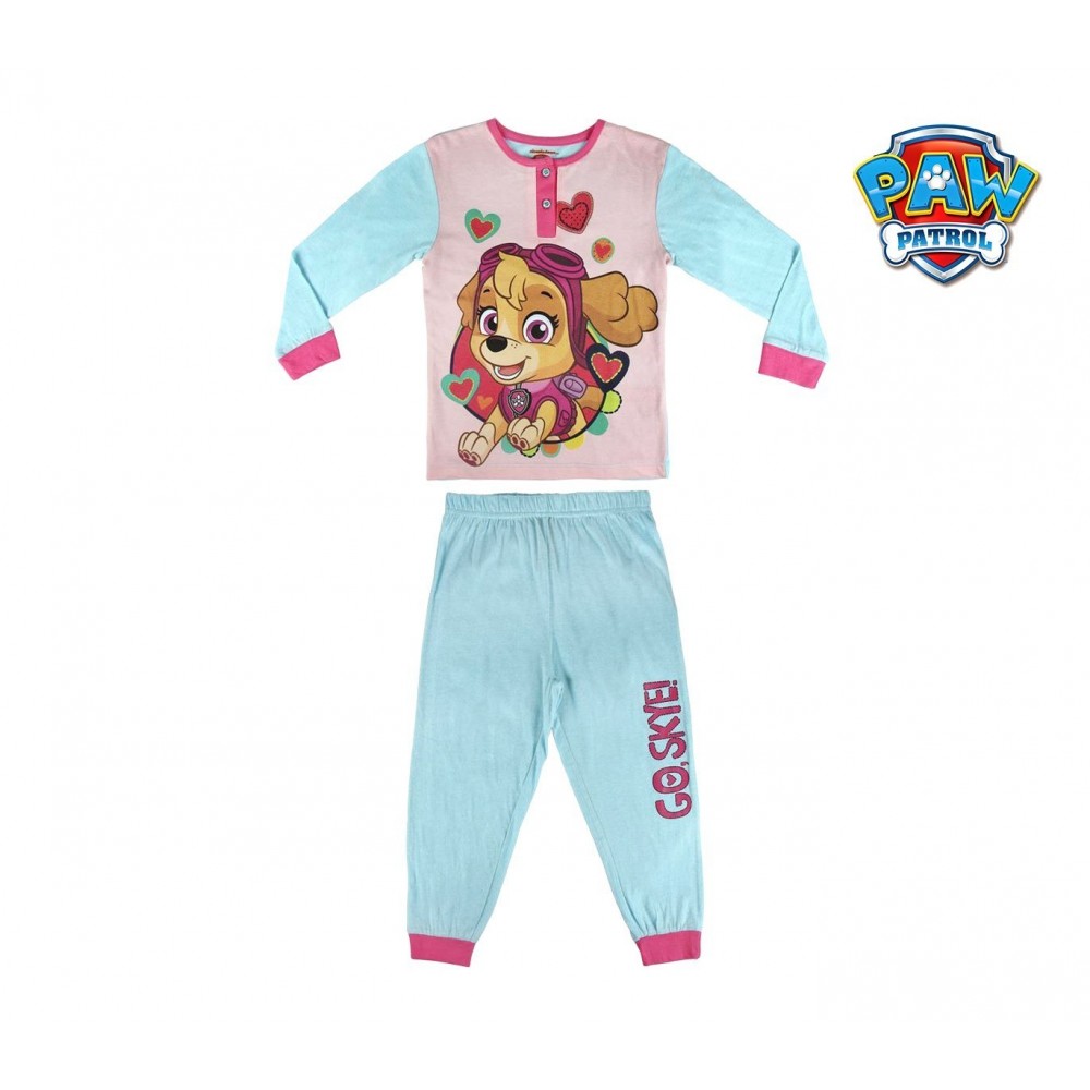 2200002278 Pyjama enfant fille imprimé Paw Patrol Skye 100 % coton de 3 à 6 ans