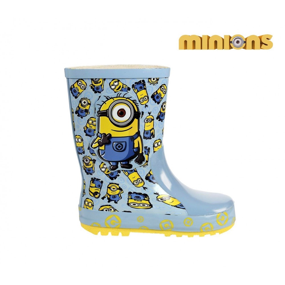 2300002092 Bottes de pluie galoches pour enfant MINIONS tailles de 27 à 32