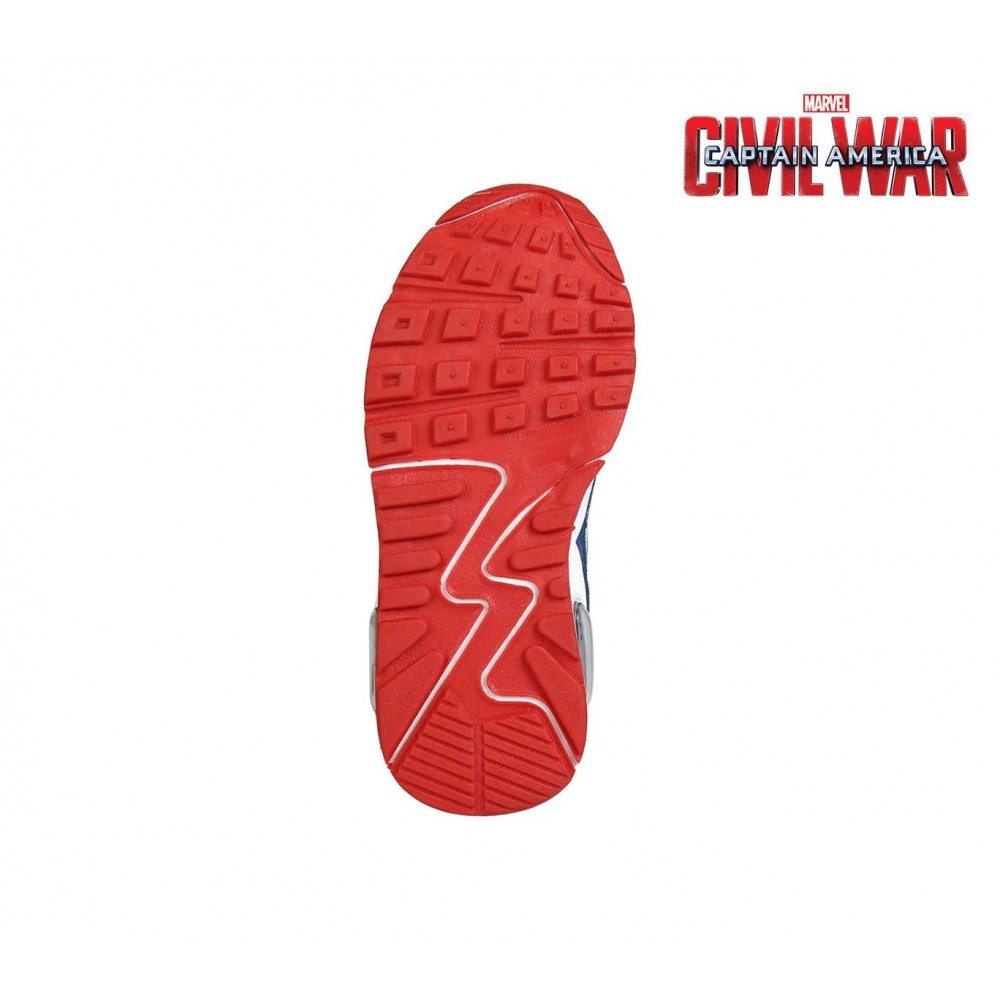 2300002599 Baskets à scratch pour enfant Captain America idéal pour l'école