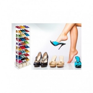 Meuble à chaussure de 30 paires - gagner de l'espace dans... 2
