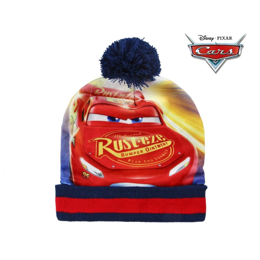 2200002545 Set d'hiver 3 pièces pour enfant CARS écharpe bonnet et gants