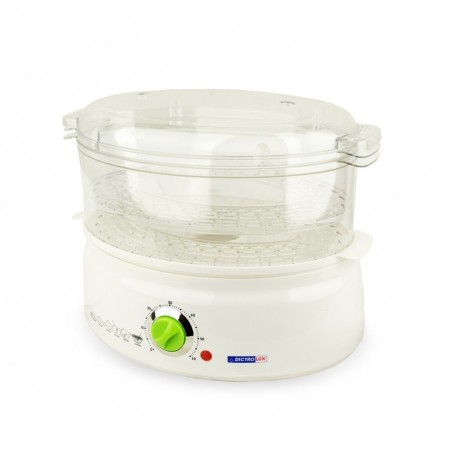 106881 Cuiseur à vapeur 2 paniers DICTROLUX capacité 5,5 litres 600 W