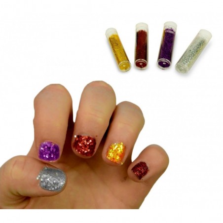 341056 Playset nail art party MAGIC NAILS 2 vernis à ongles et des accessoires