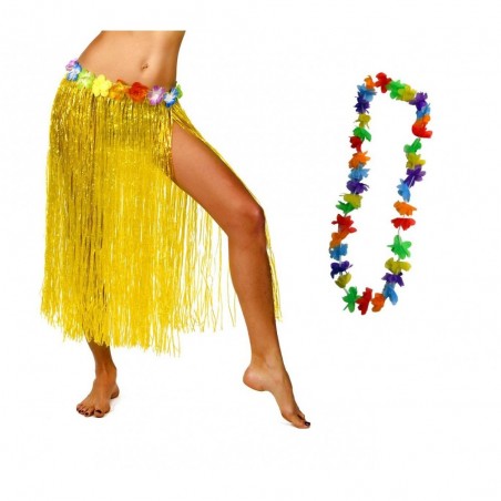 116881 Déguisement de hawaïenne pour femme pour 3 pièces de taille unique