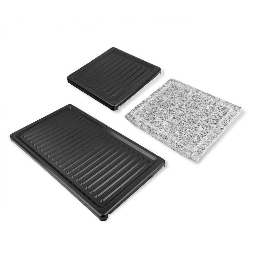 083182 Grille raclette 3 en 1 DICTROLUX 8 personnes 1200W 