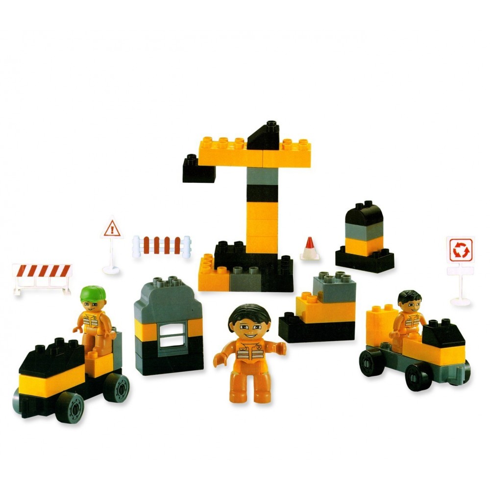  339527 Playset de briques de construction ALLEGRO CANTIERE 61 éléments CIGIOKI