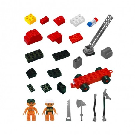 339534 Playset de briques de construction VIGILI DEL FUOCO 67 éléments CIGIOKI