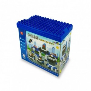 339527 Playset de briques de construction POLICE STATION 67 éléments CIGIOKI 2