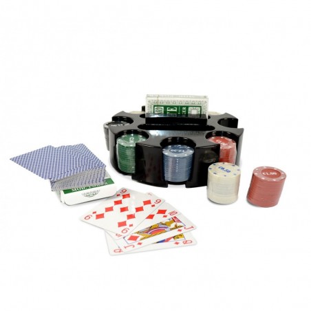 478024 Set de poker CIGIOKI 2 jeux de cartes et 96 jetons 478024 Set de poker CIGIOKI 2 jeux de cartes et 96 jetons