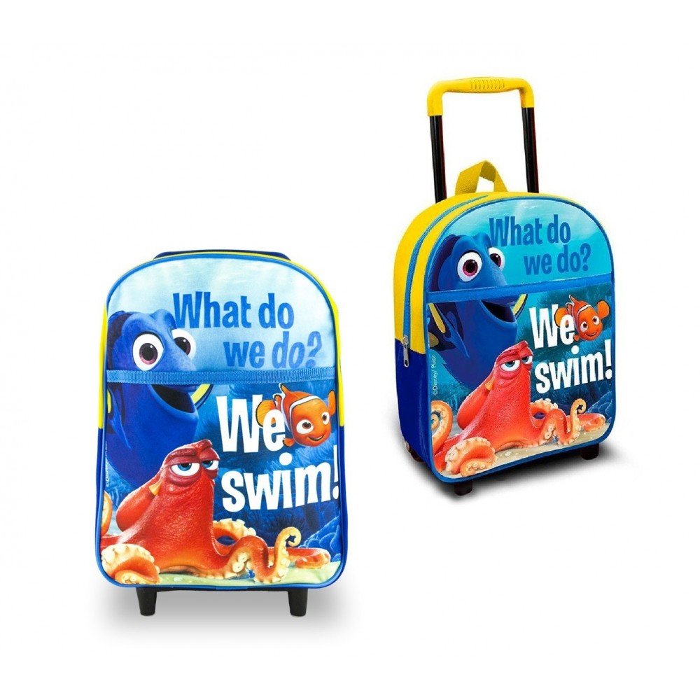 FD16106 Sac à dos à roulettes pour enfant Le Monde de Dory 34 x 22 x 13 cm