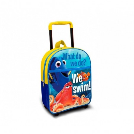 FD16106 Sac à dos à roulettes pour enfant Le Monde de Dory 34 x 22 x 13 cm