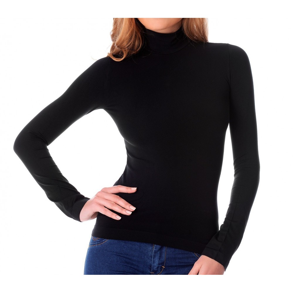 VKA21 Pack de 5 sous-pulls thermiques doublure polaire ass. Nadia col cheminée