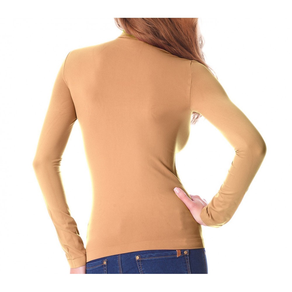 VKA21 Pack de 5 sous-pulls thermiques doublure polaire ass. Nadia col cheminée