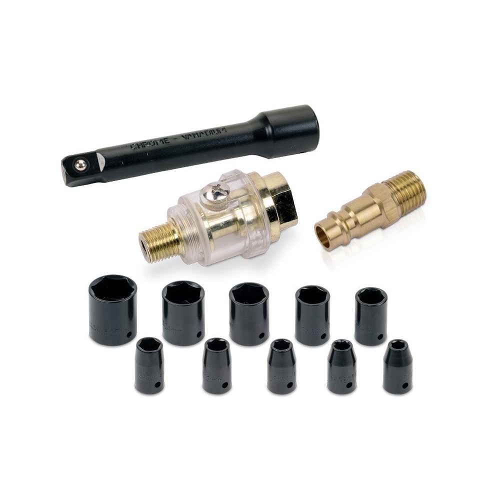 FAT-0100 Kit de pistolet tournevis pneumatique 1/2" FORD TOOLS