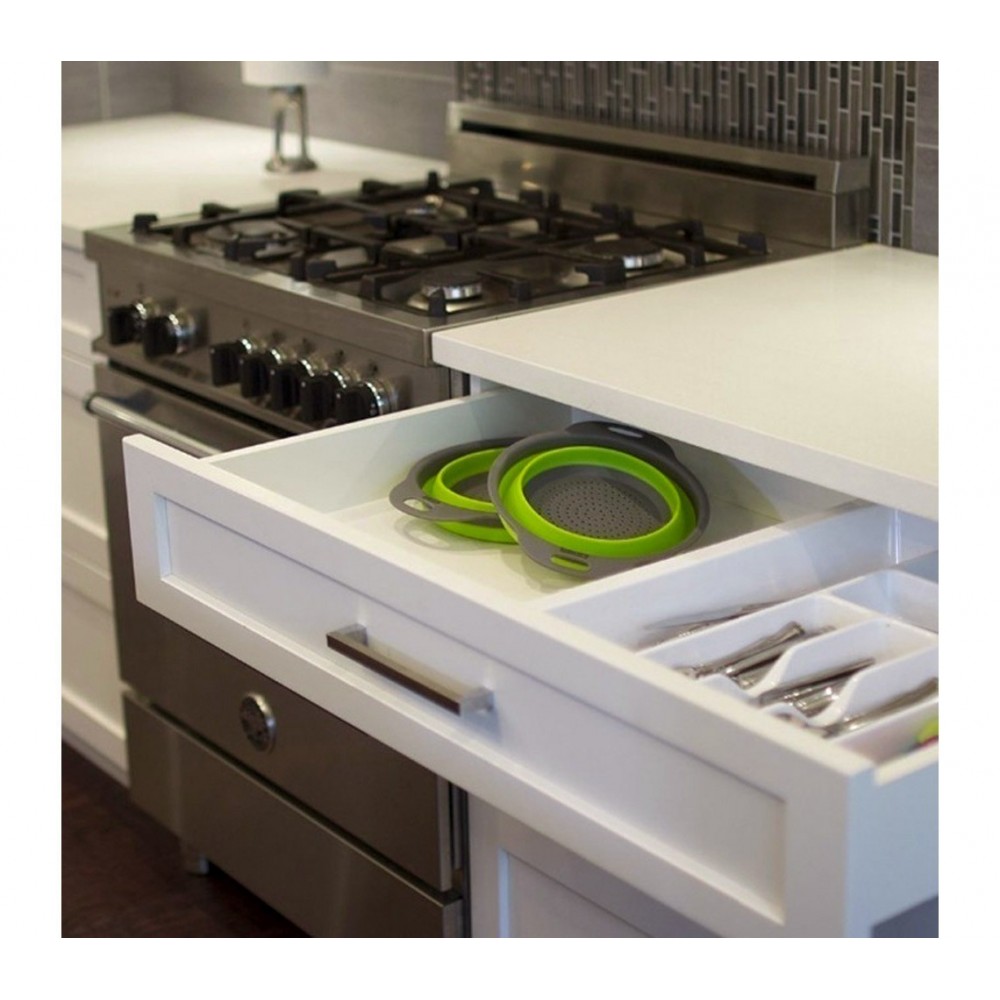 4355 Passoire en silicone pliable pour pâtes et légumes ø 29 cm