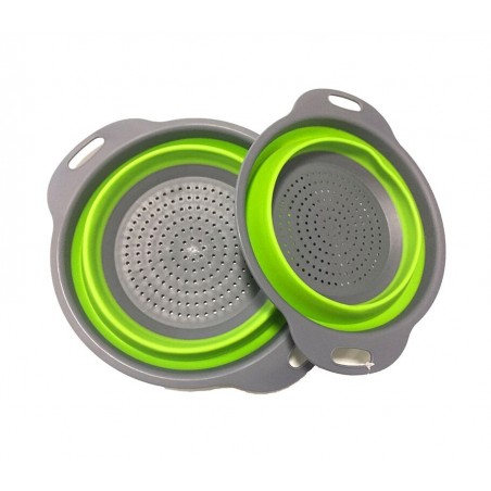 4356 Passoire en silicone pliable pour pâtes et légumes ø 24,5 cm
