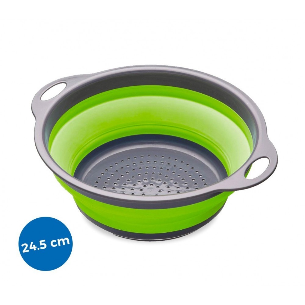 4356 Passoire en silicone pliable pour pâtes et légumes ø 24,5 cm
