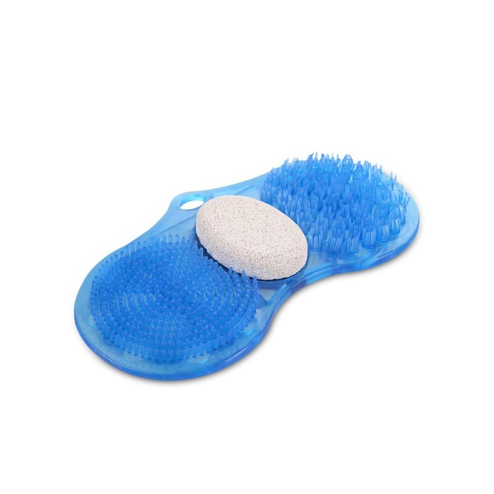 4360 Lave-pieds pour la douche massage exfoliant lissage avec pierre ponce 