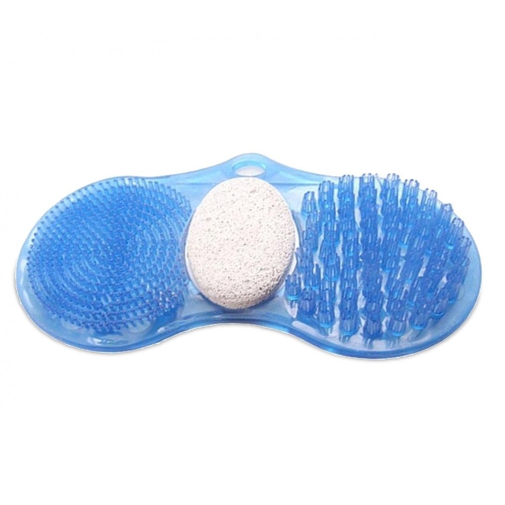 4360 Lave-pieds pour la douche massage exfoliant lissage avec pierre ponce 