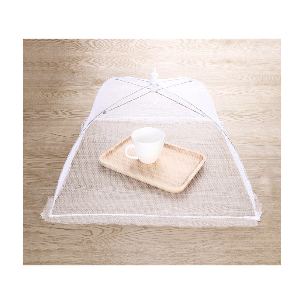 4349 Cloche alimentaire protège-aliments couleur blanche 40 x 28 cm