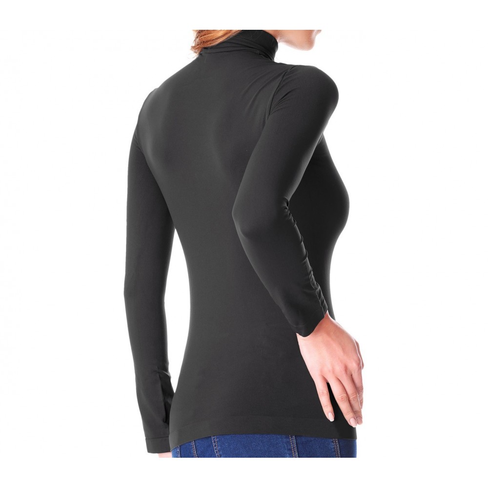 VKA22 Pack 5 sous-pulls col roulé thermiques avec doublure polaire ass. Amber